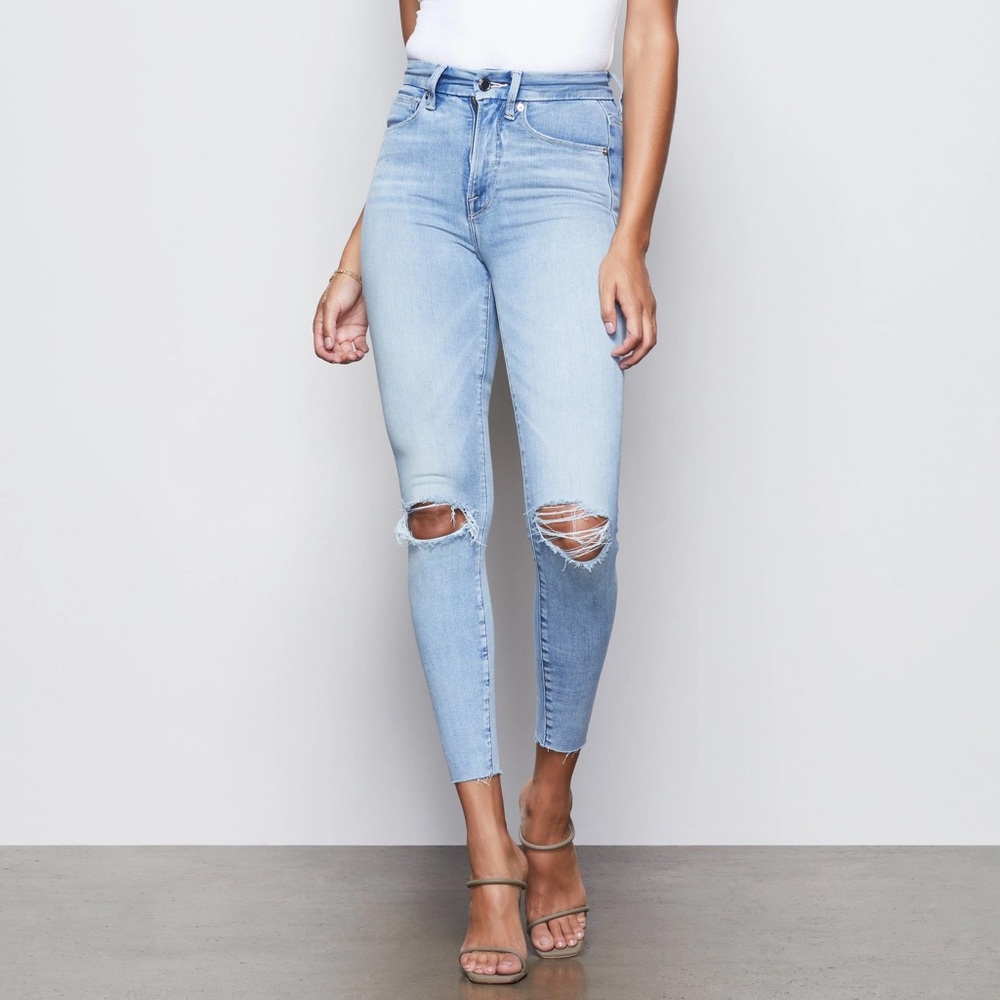 NWT Good American Good Waist Jeans Wash Shade 675